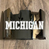 Michigan Wolverines Full Size Football Helmet Visor Shield w/ Clips - PICK VISOR & LOGO COLOR