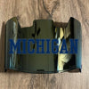 Michigan Wolverines Full Size Football Helmet Visor Shield w/ Clips - PICK VISOR & LOGO COLOR