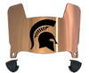 Michigan State Spartans Mini Football Helmet Visor Shield w/ Clips - PICK VISOR & LOGO COLOR