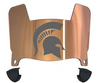 Michigan State Spartans Mini Football Helmet Visor Shield w/ Clips - PICK VISOR & LOGO COLOR
