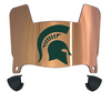 Michigan State Spartans Mini Football Helmet Visor Shield w/ Clips - PICK VISOR & LOGO COLOR