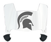Michigan State Spartans Mini Football Helmet Visor Shield w/ Clips - PICK VISOR & LOGO COLOR