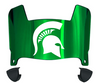 Michigan State Spartans Mini Football Helmet Visor Shield w/ Clips - PICK VISOR & LOGO COLOR