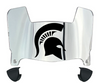 Michigan State Spartans Mini Football Helmet Visor Shield w/ Clips - PICK VISOR & LOGO COLOR