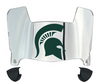 Michigan State Spartans Mini Football Helmet Visor Shield w/ Clips - PICK VISOR & LOGO COLOR