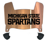 Michigan State Spartans Mini Football Helmet Visor Shield w/ Clips - PICK VISOR & LOGO COLOR