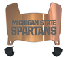 Michigan State Spartans Mini Football Helmet Visor Shield w/ Clips - PICK VISOR & LOGO COLOR
