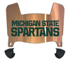 Michigan State Spartans Mini Football Helmet Visor Shield w/ Clips - PICK VISOR & LOGO COLOR