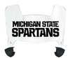 Michigan State Spartans Mini Football Helmet Visor Shield w/ Clips - PICK VISOR & LOGO COLOR