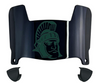 Michigan State Spartans Mini Football Helmet Visor Shield w/ Clips - PICK VISOR & LOGO COLOR