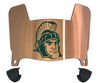 Michigan State Spartans Mini Football Helmet Visor Shield w/ Clips - PICK VISOR & LOGO COLOR