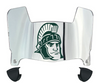 Michigan State Spartans Mini Football Helmet Visor Shield w/ Clips - PICK VISOR & LOGO COLOR