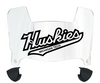 Michigan Tech Huskies Mini Football Helmet Visor Shield w/ Clips - PICK VISOR & LOGO COLOR
