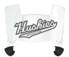 Michigan Tech Huskies Mini Football Helmet Visor Shield w/ Clips - PICK VISOR & LOGO COLOR