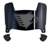 Michigan Tech Huskies Mini Football Helmet Visor Shield w/ Clips - PICK VISOR & LOGO COLOR
