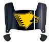 Michigan Tech Huskies Mini Football Helmet Visor Shield w/ Clips - PICK VISOR & LOGO COLOR