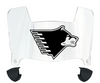 Michigan Tech Huskies Mini Football Helmet Visor Shield w/ Clips - PICK VISOR & LOGO COLOR