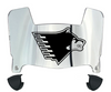 Michigan Tech Huskies Mini Football Helmet Visor Shield w/ Clips - PICK VISOR & LOGO COLOR