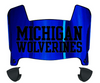 Michigan Wolverines Mini Football Helmet Visor Shield w/ Clips - PICK VISOR & LOGO COLOR