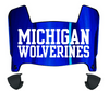 Michigan Wolverines Mini Football Helmet Visor Shield w/ Clips - PICK VISOR & LOGO COLOR