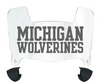 Michigan Wolverines Mini Football Helmet Visor Shield w/ Clips - PICK VISOR & LOGO COLOR