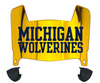 Michigan Wolverines Mini Football Helmet Visor Shield w/ Clips - PICK VISOR & LOGO COLOR