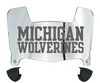 Michigan Wolverines Mini Football Helmet Visor Shield w/ Clips - PICK VISOR & LOGO COLOR