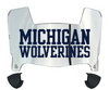 Michigan Wolverines Mini Football Helmet Visor Shield w/ Clips - PICK VISOR & LOGO COLOR