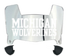 Michigan Wolverines Mini Football Helmet Visor Shield w/ Clips - PICK VISOR & LOGO COLOR