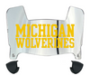 Michigan Wolverines Mini Football Helmet Visor Shield w/ Clips - PICK VISOR & LOGO COLOR