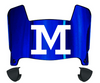 Michigan Wolverines Mini Football Helmet Visor Shield w/ Clips - PICK VISOR & LOGO COLOR