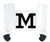 Michigan Wolverines Mini Football Helmet Visor Shield w/ Clips - PICK VISOR & LOGO COLOR