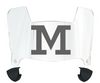 Michigan Wolverines Mini Football Helmet Visor Shield w/ Clips - PICK VISOR & LOGO COLOR