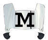 Michigan Wolverines Mini Football Helmet Visor Shield w/ Clips - PICK VISOR & LOGO COLOR