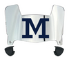 Michigan Wolverines Mini Football Helmet Visor Shield w/ Clips - PICK VISOR & LOGO COLOR