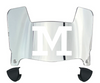 Michigan Wolverines Mini Football Helmet Visor Shield w/ Clips - PICK VISOR & LOGO COLOR