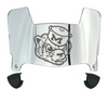 Michigan Wolverines Mini Football Helmet Visor Shield w/ Clips - PICK VISOR & LOGO COLOR