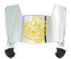 Michigan Wolverines Mini Football Helmet Visor Shield w/ Clips - PICK VISOR & LOGO COLOR