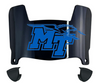 Middle Tennessee Blue Raiders Mini Football Helmet Visor Shield w/ Clips - PICK VISOR & LOGO COLOR