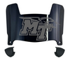 Middle Tennessee Blue Raiders Mini Football Helmet Visor Shield w/ Clips - PICK VISOR & LOGO COLOR