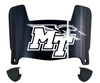 Middle Tennessee Blue Raiders Mini Football Helmet Visor Shield w/ Clips - PICK VISOR & LOGO COLOR
