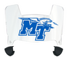 Middle Tennessee Blue Raiders Mini Football Helmet Visor Shield w/ Clips - PICK VISOR & LOGO COLOR