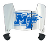 Middle Tennessee Blue Raiders Mini Football Helmet Visor Shield w/ Clips - PICK VISOR & LOGO COLOR
