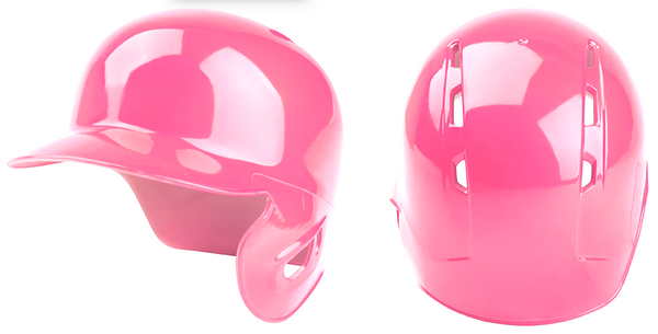 Light Pink Custom Blank Mini Baseball Batting Helmet w/ Single Ear Flap