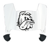 Minnesota Duluth Bulldogs Mini Football Helmet Visor Shield w/ Clips - PICK VISOR & LOGO COLOR