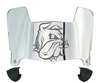 Minnesota Duluth Bulldogs Mini Football Helmet Visor Shield w/ Clips - PICK VISOR & LOGO COLOR