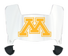 Minnesota Gophers Mini Football Helmet Visor Shield w/ Clips - PICK VISOR & LOGO COLOR - SportsJewelryProShop
