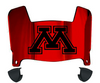 Minnesota Gophers Mini Football Helmet Visor Shield w/ Clips - PICK VISOR & LOGO COLOR - SportsJewelryProShop