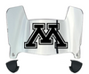 Minnesota Gophers Mini Football Helmet Visor Shield w/ Clips - PICK VISOR & LOGO COLOR - SportsJewelryProShop