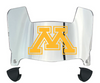 Minnesota Gophers Mini Football Helmet Visor Shield w/ Clips - PICK VISOR & LOGO COLOR - SportsJewelryProShop